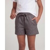 image:image3 Pack Girls Fleece Lounge Shorts Sweat Athletic Casual Pockets Kids Teens  Available in Sizes 416 Cotton Blend Camp Sleepovers Track Sleep Travel Wear Drawstring Elastic Waist Soft Warm PJsSolid Black  Charcoal Heather  Solid Ballad Blue