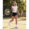 image:image5 Pack Girls Dolphin Shorts Dry Fit Athletic Running Volleyball Youth Gym  Available in Sizes 416 Volleyball Cheer Soccer Camp Elastic Waist Basketball Hiking Yoga Stretch Light amp Quick DrySet 8