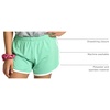 image:image5 Pack Girls Dolphin Shorts Dry Fit Athletic Running Volleyball Youth Gym  Available in Sizes 416 Volleyball Cheer Soccer Camp Elastic Waist Basketball Hiking Yoga Stretch Light amp Quick DrySet 2