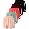 image:image5 Pack Girls Dolphin Shorts Dry Fit Athletic Running Volleyball Youth Gym  Available in Sizes 416 Volleyball Cheer Soccer Camp Elastic Waist Basketball Hiking Yoga Stretch Light amp Quick DrySet 7