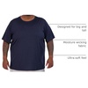 image:image3 Pack Mens Big and Tall Dry Fit T Shirts Workout Gym Athletic Crew Tee  Short Sleeve Breathable Cooling Moisture Wicking Summer Casual Activewear Running Basketball Golf Tennis Soccer HikingShort Sleeve  Set 5