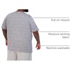 image:image3 Pack Mens Big and Tall Dry Fit T Shirts Workout Gym Athletic Crew Tee  Short Sleeve Breathable Cooling Moisture Wicking Summer Casual Activewear Running Basketball Golf Tennis Soccer HikingShort Sleeve  Set 2