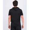 image:image3 Pack Mens Dry Fit Short Sleeve Hoodies Shirts Athletic Workout Gym  Available In Big amp Tall Moisture Wicking Pullover Drawstring Running Fishing Hiking Soccer Training Summer StretchSet 4