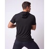 image:image3 Pack Mens Dry Fit Short Sleeve Hoodies Shirts Athletic Workout Gym  Available In Big amp Tall Moisture Wicking Pullover Drawstring Running Fishing Hiking Soccer Training Summer StretchSet 7
