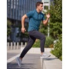 image:image3 Pack Mens Dry Fit Short Sleeve Hoodies Shirts Athletic Workout Gym  Available In Big amp Tall Moisture Wicking Pullover Drawstring Running Fishing Hiking Soccer Training Summer StretchSet 7