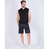 image:image3 Pack Mens Dry Fit Tank Top Hoodie Sleeveless Hooded Workout Gym Active  Available in Big amp Tall Gym Bodybuilding Running Muscle Cut Drawstring Hood Work Soccer Breathable amp LightweightSet 9