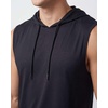 image:image3 Pack Mens Dry Fit Tank Top Hoodie Sleeveless Hooded Workout Gym Active  Available in Big amp Tall Gym Bodybuilding Running Muscle Cut Drawstring Hood Work Soccer Breathable amp LightweightSet 10