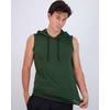 image:image3 Pack Mens Dry Fit Tank Top Hoodie Sleeveless Hooded Workout Gym Active  Available in Big amp Tall Gym Bodybuilding Running Muscle Cut Drawstring Hood Work Soccer Breathable amp LightweightSet 4