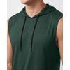 image:image3 Pack Mens Dry Fit Tank Top Hoodie Sleeveless Hooded Workout Gym Active  Available in Big amp Tall Gym Bodybuilding Running Muscle Cut Drawstring Hood Work Soccer Breathable amp LightweightSet 13