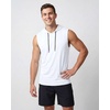 image:image3 Pack Mens Dry Fit Tank Top Hoodie Sleeveless Hooded Workout Gym Active  Available in Big amp Tall Gym Bodybuilding Running Muscle Cut Drawstring Hood Work Soccer Breathable amp LightweightSet 12