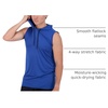 image:image3 Pack Mens Dry Fit Tank Top Hoodie Sleeveless Hooded Workout Gym Active  Available in Big amp Tall Gym Bodybuilding Running Muscle Cut Drawstring Hood Work Soccer Breathable amp LightweightSet 4