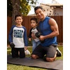 image:image3 Pack Mens Dry Fit Tank Top Hoodie Sleeveless Hooded Workout Gym Active  Available in Big amp Tall Gym Bodybuilding Running Muscle Cut Drawstring Hood Work Soccer Breathable amp LightweightSet 4