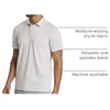 image:image3 Pack Mens Polo Shirts with Pocket Short Sleeve Dry Fit Golf Work Casual  Available in Big amp Tall Work Rugby Casual Business Wear Tactical Wrinkle Resistant Breathable amp Moisture WickingSet 8