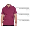 image:image3 Pack Mens Short Sleeve Cotton Jersey Polo Quick Dry Golf Collared Shirt  Available in Big amp Tall Moisture Wicking Bowling Athletic Casual Breathable Knit Pullover Polos PerformanceSet E
