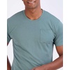 image:image4 Pack Mens Cotton Pocket T Shirts Crew Neck Short Sleeve Athletic Gym  Available In Big amp Tall Tee Undershirts Moisture Wicking Soft Stretchy Casual Workout Running Classic FitMultipackSet 11