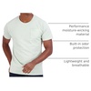 image:image4 Pack Mens Cotton Pocket T Shirts Crew Neck Short Sleeve Athletic Gym  Available In Big amp Tall Tee Undershirts Moisture Wicking Soft Stretchy Casual Workout Running Classic FitMultipackSet 8