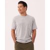 image:image4 Pack Mens Cotton Pocket T Shirts Crew Neck Short Sleeve Athletic Gym  Available In Big amp Tall Tee Undershirts Moisture Wicking Soft Stretchy Casual Workout Running Classic FitMultipackSet 4