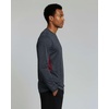 image:image4 Pack Mens Long Sleeve Crew Neck T Shirts Sun UPF 50 Athletic Workout Gym  Dry Fit Fishing Hiking Running Sunshirt Protection Base Layer Undershirts Work Construction Cycling OutdoorSet D