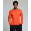 image:image4 Pack Mens Long Sleeve Crew Neck T Shirts Sun UPF 50 Athletic Workout Gym  Dry Fit Fishing Hiking Running Sunshirt Protection Base Layer Undershirts Work Construction Cycling OutdoorSet J