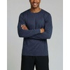 image:image4 Pack Mens Long Sleeve Crew Neck T Shirts Sun UPF 50 Athletic Workout Gym  Dry Fit Fishing Hiking Running Sunshirt Protection Base Layer Undershirts Work Construction Cycling OutdoorSet E