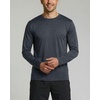 image:image4 Pack Mens Long Sleeve Crew Neck T Shirts Sun UPF 50 Athletic Workout Gym  Dry Fit Fishing Hiking Running Sunshirt Protection Base Layer Undershirts Work Construction Cycling OutdoorSet B