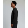 image:image4 Pack Mens Long Sleeve Crew Neck T Shirts Sun UPF 50 Athletic Workout Gym  Dry Fit Fishing Hiking Running Sunshirt Protection Base Layer Undershirts Work Construction Cycling OutdoorSet M