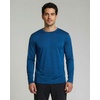 image:image4 Pack Mens Long Sleeve Crew Neck T Shirts Sun UPF 50 Athletic Workout Gym  Dry Fit Fishing Hiking Running Sunshirt Protection Base Layer Undershirts Work Construction Cycling OutdoorSet C