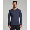 image:image4 Pack Mens Long Sleeve Crew Neck T Shirts Sun UPF 50 Athletic Workout Gym  Dry Fit Fishing Hiking Running Sunshirt Protection Base Layer Undershirts Work Construction Cycling OutdoorSet a