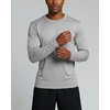 image:image4 Pack Mens Long Sleeve Crew Neck T Shirts Sun UPF 50 Athletic Workout Gym  Dry Fit Fishing Hiking Running Sunshirt Protection Base Layer Undershirts Work Construction Cycling OutdoorSet G