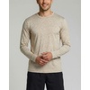 image:image4 Pack Mens Long Sleeve Crew Neck T Shirts Sun UPF 50 Athletic Workout Gym  Dry Fit Fishing Hiking Running Sunshirt Protection Base Layer Undershirts Work Construction Cycling OutdoorSet L