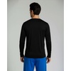 image:image4 Pack Mens Long Sleeve Crew Neck T Shirts Sun UPF 50 Athletic Workout Gym  Dry Fit Fishing Hiking Running Sunshirt Protection Base Layer Undershirts Work Construction Cycling OutdoorSet C