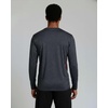 image:image4 Pack Mens Long Sleeve Crew Neck T Shirts Sun UPF 50 Athletic Workout Gym  Dry Fit Fishing Hiking Running Sunshirt Protection Base Layer Undershirts Work Construction Cycling OutdoorSet D