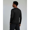 image:image4 Pack Mens Long Sleeve Crew Neck T Shirts Sun UPF 50 Athletic Workout Gym  Dry Fit Fishing Hiking Running Sunshirt Protection Base Layer Undershirts Work Construction Cycling OutdoorSet M
