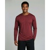 image:image4 Pack Mens Long Sleeve Crew Neck T Shirts Sun UPF 50 Athletic Workout Gym  Dry Fit Fishing Hiking Running Sunshirt Protection Base Layer Undershirts Work Construction Cycling OutdoorSet E