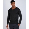 image:image4 Pack Mens Long Sleeve V Neck Dry Fit Shirt Athletic Workout Gym UPF 50  Available in Big amp Tall Undershirt Base Layer Golf Running Cooling Compression Work Moisture Wicking amp BreathableSet 16
