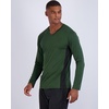 image:image4 Pack Mens Long Sleeve V Neck Dry Fit Shirt Athletic Workout Gym UPF 50  Available in Big amp Tall Undershirt Base Layer Golf Running Cooling Compression Work Moisture Wicking amp BreathableSet 4