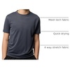image:image5 Pack Boys Mesh Short Sleeve T Shirts Teen Athletic Tops Kids Tees Soccer  Available In US Sizes 4 To 18 Kids Undershirts School Soccer Basketball Baseball Breathable Cooling Sports FranelasSet G
