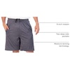 image:image5 Pack Mens Dry Fit Basketball Shorts Gym Athletic Casual Workout Running  Stretchy Long Comfy Drawstring Pockets Sweat Summer Lounge Pajama Sleep Soccer Hiking Track Tennis Sports MMASet G