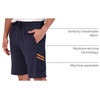 image:image5 Pack Mens Dry Fit Basketball Shorts Gym Athletic Casual Workout Running  Stretchy Long Comfy Drawstring Pockets Sweat Summer Lounge Pajama Sleep Soccer Hiking Track Tennis Sports MMASet F
