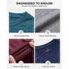 image:image5 Pack Mens Dry Fit Workout T Shirts Crew Neck Athletic Gym Running Tees  Short Sleeve Moisture Wicking Cooling Stretch Undershirts Work Summer Hiking Tennis Basketball Sports ExerciseSet 14