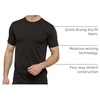 image:image5 Pack Mens Dry Fit Workout T Shirts Crew Neck Athletic Gym Running Tees  Short Sleeve Moisture Wicking Cooling Stretch Undershirts Work Summer Hiking Tennis Basketball Sports ExerciseSet 8