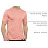image:image5 Pack Mens Dry Fit Workout T Shirts Crew Neck Athletic Gym Running Tees  Short Sleeve Moisture Wicking Cooling Stretch Undershirts Work Summer Hiking Tennis Basketball Sports ExerciseSet 16
