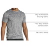 image:image5 Pack Mens Dry Fit Workout T Shirts Crew Neck Athletic Gym Running Tees  Short Sleeve Moisture Wicking Cooling Stretch Undershirts Work Summer Hiking Tennis Basketball Sports ExerciseSet 1
