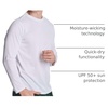 image:imageMens Mesh Long Sleeve Shirt UPF UV Sun Protection Quick Dry Athletic Gym  Available in Big amp Tall Fishing Running Undershirt Base Layer Boating Football Summer Sports Cooling amp Breathable5 Pack Set 1