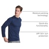 image:imageMens Mesh Long Sleeve Shirt UPF UV Sun Protection Quick Dry Athletic Gym  Available in Big amp Tall Fishing Running Undershirt Base Layer Boating Football Summer Sports Cooling amp Breathable5 Pack Set 5