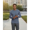 image:imageMens Mesh Long Sleeve Shirt UPF UV Sun Protection Quick Dry Athletic Gym  Available in Big amp Tall Fishing Running Undershirt Base Layer Boating Football Summer Sports Cooling amp BreathableSet 4