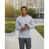 image:imageMens Mesh Long Sleeve Shirt UPF UV Sun Protection Quick Dry Athletic Gym  Available in Big amp Tall Fishing Running Undershirt Base Layer Boating Football Summer Sports Cooling amp BreathableSet 2