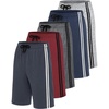 image:image5 Pack Mens Dry Fit Basketball Shorts Gym Athletic Casual Workout Running  Stretchy Long Comfy Drawstring Pockets Sweat Summer Lounge Pajama Sleep Soccer Hiking Track Tennis Sports MMASet C