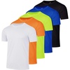 image:image5 Pack Mens Dry Fit Workout T Shirts Crew Neck Athletic Gym Running Tees  Short Sleeve Moisture Wicking Cooling Stretch Undershirts Work Summer Hiking Tennis Basketball Sports ExerciseSet 14