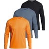 image:imageMens Mesh Long Sleeve Shirt UPF UV Sun Protection Quick Dry Athletic Gym  Available in Big amp Tall Fishing Running Undershirt Base Layer Boating Football Summer Sports Cooling amp BreathableSet 4